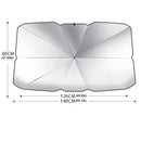 CarSunshadz™ Foldable Car Windshield Sunshade – UV & Heat Protection