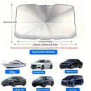 CarSunshadz™ Foldable Car Windshield Sunshade – UV & Heat Protection